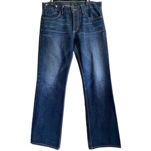 ARMANI EXCHANGE Men’s Button Fly Mid-Rise Boot Cut Jeans Size 33 Long